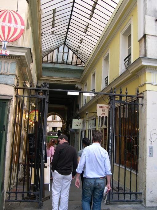  passage sous verrière,  Cour du Commerce Saint-André, 6e arrdt